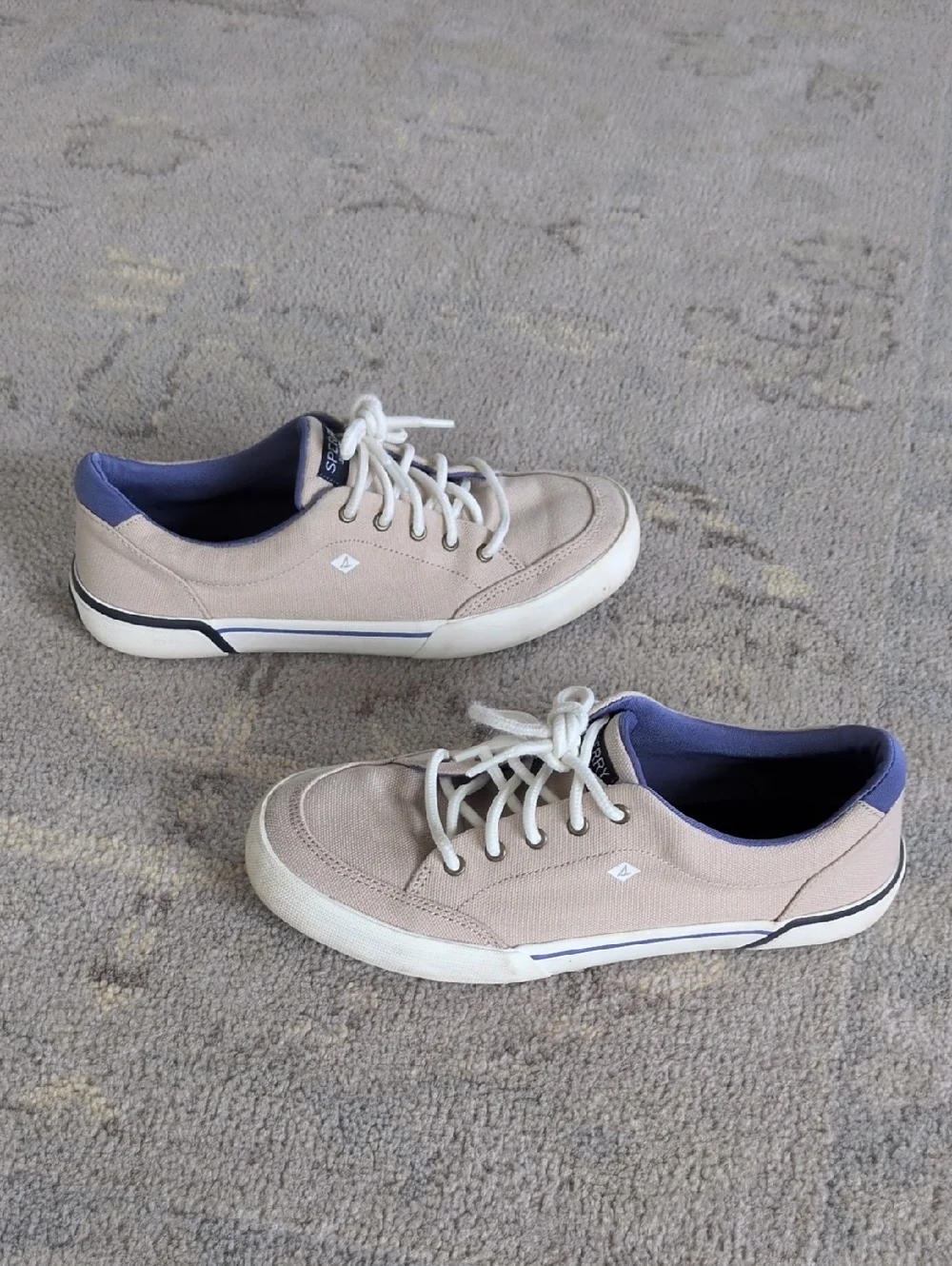 Sperry Tan Canvas Shoes